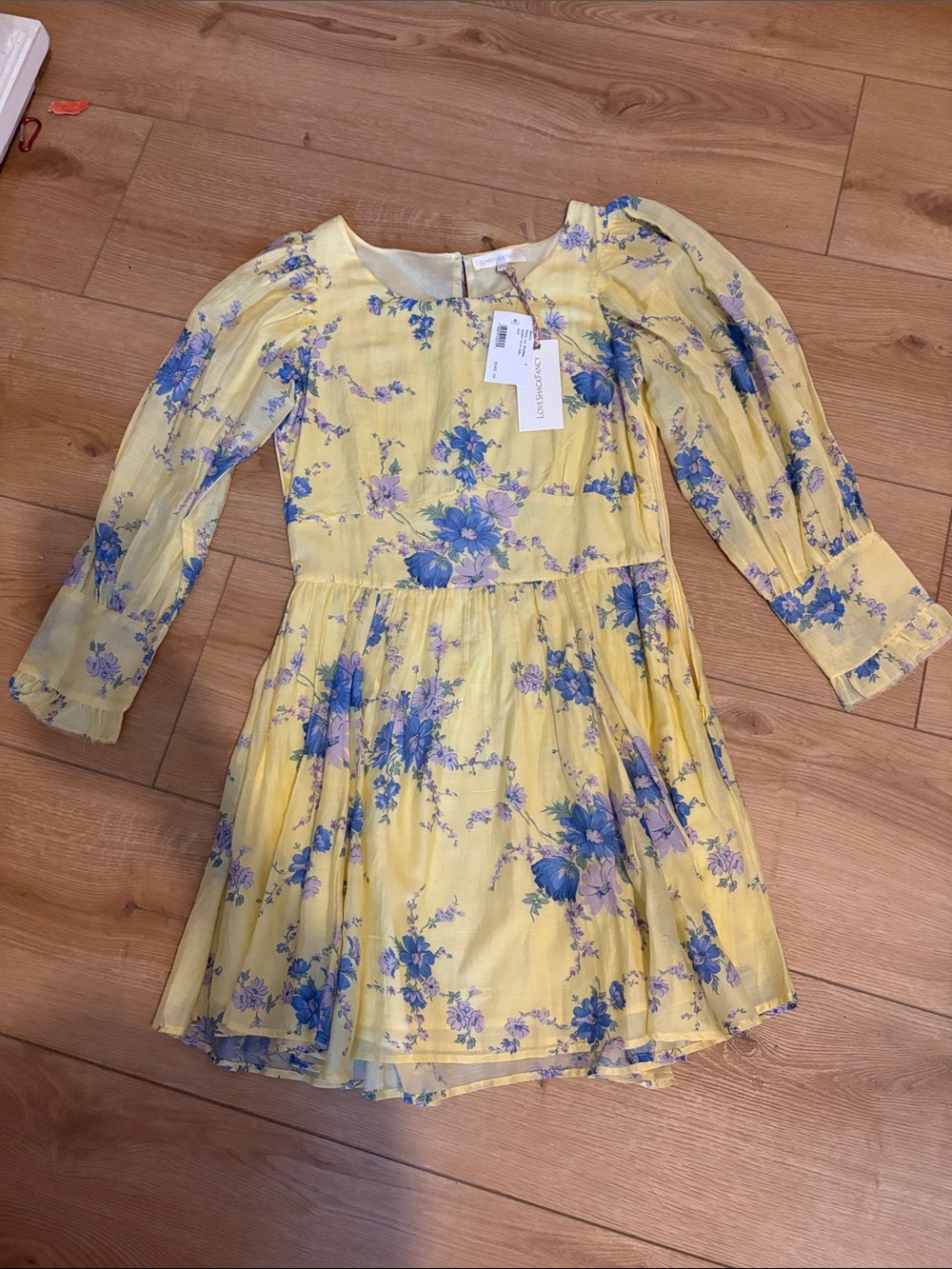 Loveshackfancy Ross Dress in sunshine garden size 4 NWT